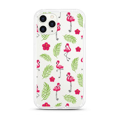 iPhone Aseismic Case - Palm Leaves Flamingo