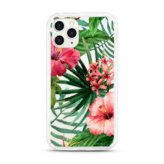 iPhone Aseismic Case - Watercolor Tropical Pink Floral