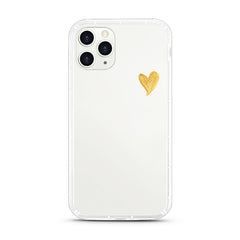 iPhone Aseismic Case - A Gold Heart