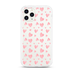 iPhone Aseismic Case - Cute Pink Hearts