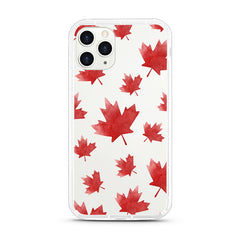 iPhone Aseismic Case - Red Maple Leaves