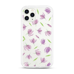 iPhone Aseismic Case - The Falling Purple Floral