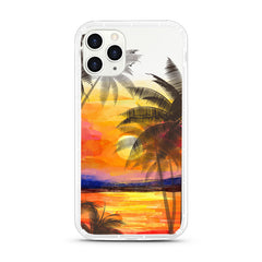 iPhone Aseismic Case - Palm Tree Sunset