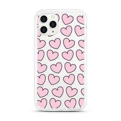 iPhone Aseismic Case - Pink Hearts 2