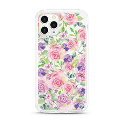 iPhone Aseismic Case - Rose in Pink & Purple