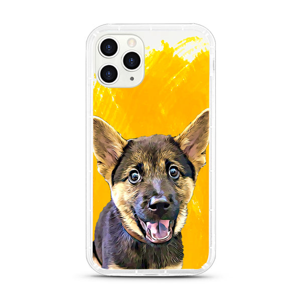 iPhone Aseismic Case - Hand Painted Yellow