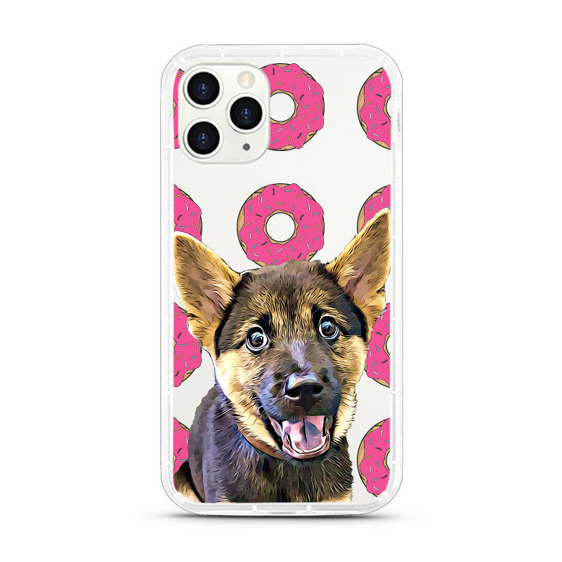 iPhone Aseismic Case - Pink Donuts