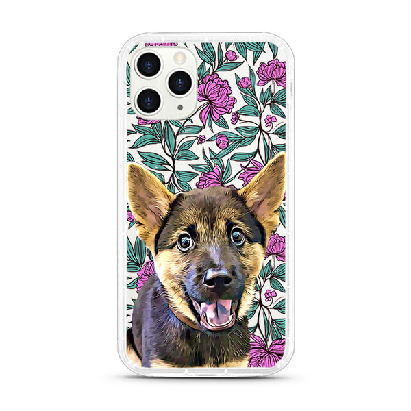 iPhone Aseismic Case - Purple Flowers