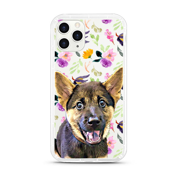 iPhone Aseismic Case - Purple Botanicals