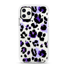 iPhone Ultra-Aseismic Case - Purple Leopard Print