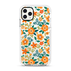iPhone Ultra-Aseismic Case - Orange Floral