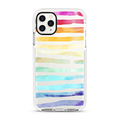 iPhone Ultra-Aseismic Case - Color paint stripe