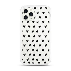 iPhone Aseismic Case - Small black hearts