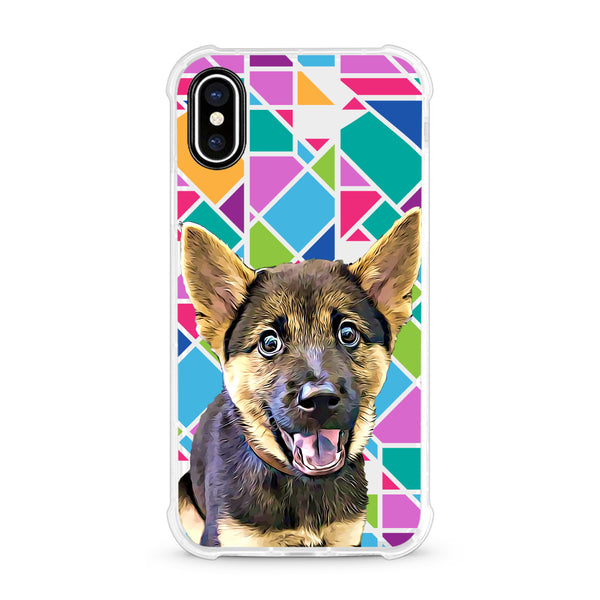 iPhone Aseismic Case - Rainbow Geomatric