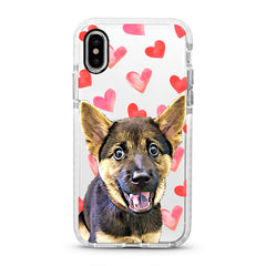 iPhone Ultra-Aseismic Case - Girly Hearts
