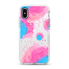 iPhone Ultra-Aseismic Case - Pink Blue Splash 2