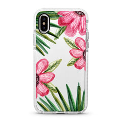 iPhone Ultra-Aseismic Case - Big Hand Drawn Flowers