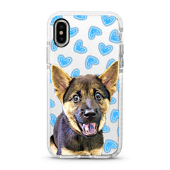 iPhone Ultra-Aseismic Case - My Blue Hearts