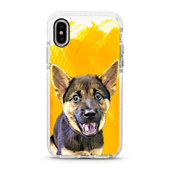 iPhone Ultra-Aseismic Case - Hand Painted Yellow