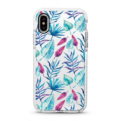 iPhone Ultra-Aseismic Case - Painted Leafs