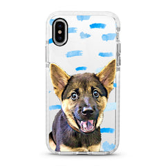 iPhone Ultra-Aseismic Case - Blue Paint