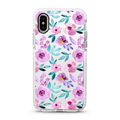 iPhone Ultra-Aseismic Case - Purple Flowers Lover