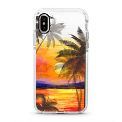 iPhone Ultra-Aseismic Case - Palm Tree Sunset