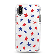 iPhone Ultra-Aseismic Case - Red Blue Star