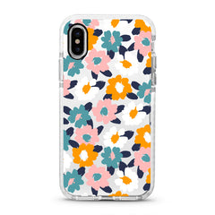 iPhone Ultra-Aseismic Case - Hand Painted Flowers 2