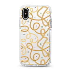 iPhone Ultra-Aseismic Case - Gold Chain