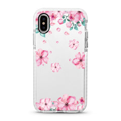 iPhone Ultra-Aseismic Case - GIrly Pink Flowers