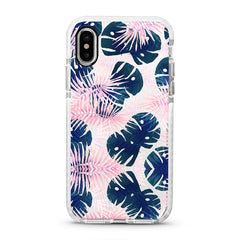 iPhone Ultra-Aseismic Case - Pink And Blue Floral