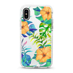 iPhone Ultra-Aseismic Case - Watercolor Tropical Yellow Floral
