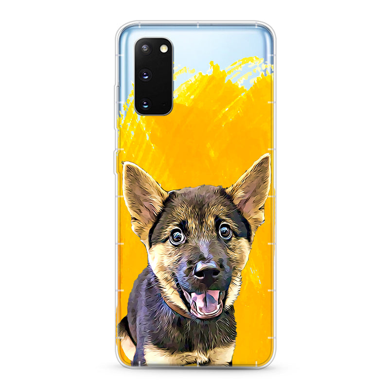 Samsung Aseismic Case - Hand Painted Yellow