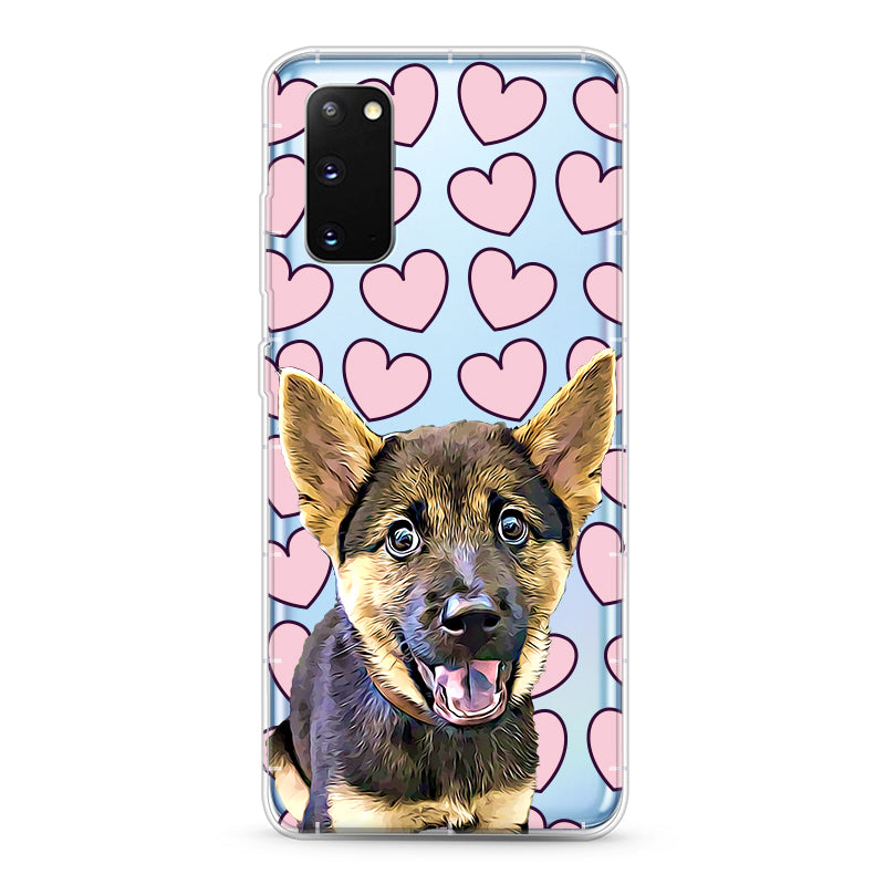 Samsung Aseismic Case - Pink Hearts 2