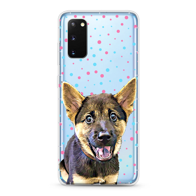 Samsung Aseismic Case - Pink and Blue Dots