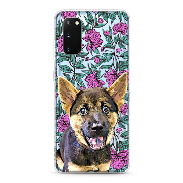 Samsung Aseismic Case - Purple Flowers