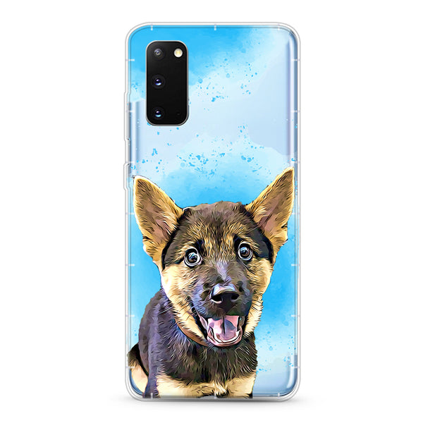 Samsung Aseismic Case - Dope Blue Watercolor