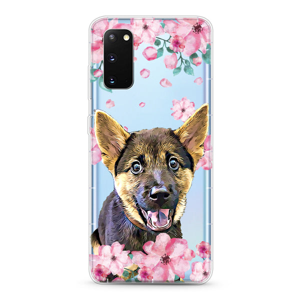 Samsung Aseismic Case - GIrly Pink Flowers