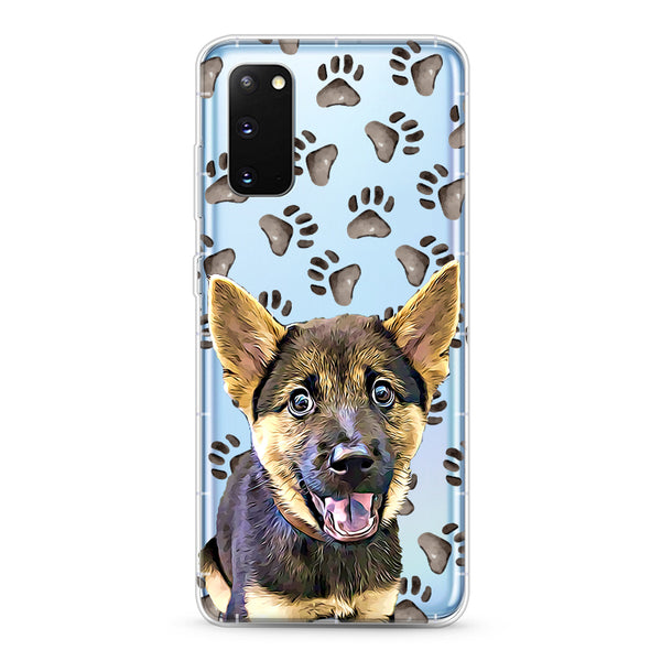 Samsung Aseismic Case - Watercolor Paw Prints