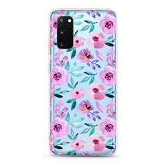 Samsung Aseismic Case - Purple Flowers Lover