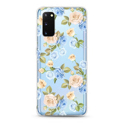 Samsung Aseismic Case - Pink and Blue Rose