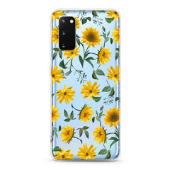 Samsung Aseismic Case - Modern Yellow Flowers