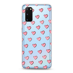Samsung Aseismic Case - Pink Hearts