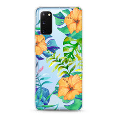 Samsung Aseismic Case - Watercolor Tropical Yellow Floral