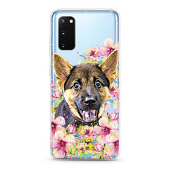 Samsung Aseismic Case - Waterpaint Floral Mountain