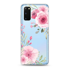 Samsung Aseismic Case - Big Pink Flowers