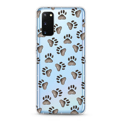 Samsung Aseismic Case - Watercolor Paw Prints