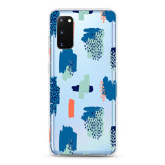 Samsung Aseismic Case - Blue Abstract Paintings