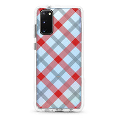 Samsung Ultra-Aseismic Case - Red and White Checked Pattern